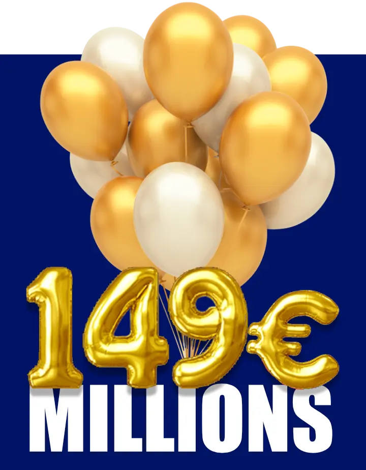 149.017.789 € de gagné à l'EuroMillions en Belgique le 6 septembre 2024